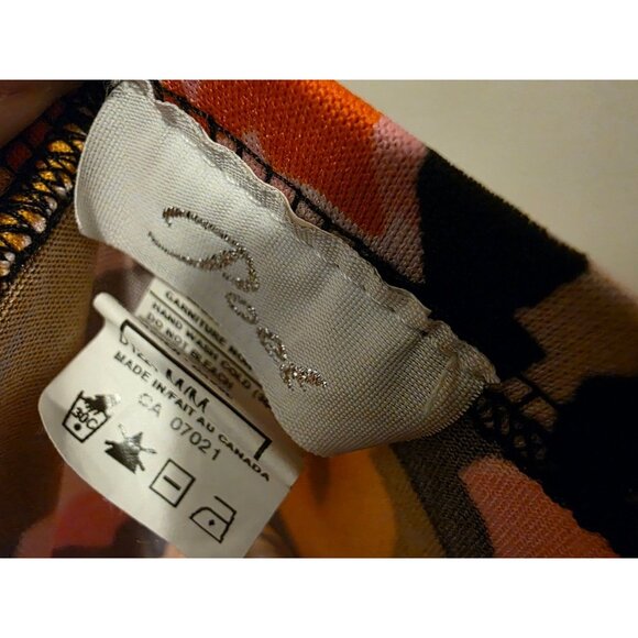 Poet Spaghetti Straps Floral Print Dress Size M Colorful V-Neck - Picture 16 of 16